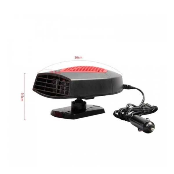Електрическа печка за кола Mercado Trade, 12V, 150W, Червена