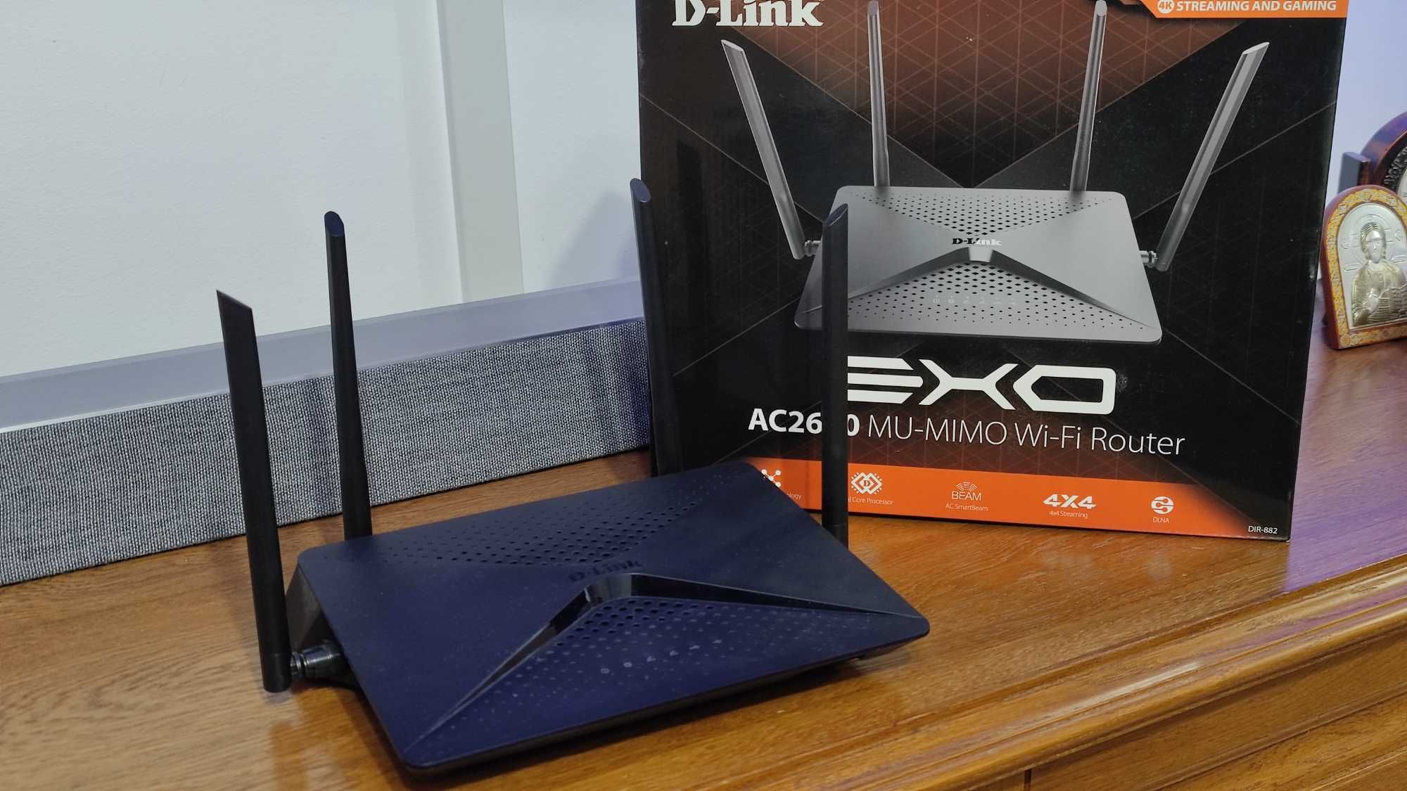 Routere Gigabit Gaming&Streaming DLink Dir-882 2.4 & 5 GHz