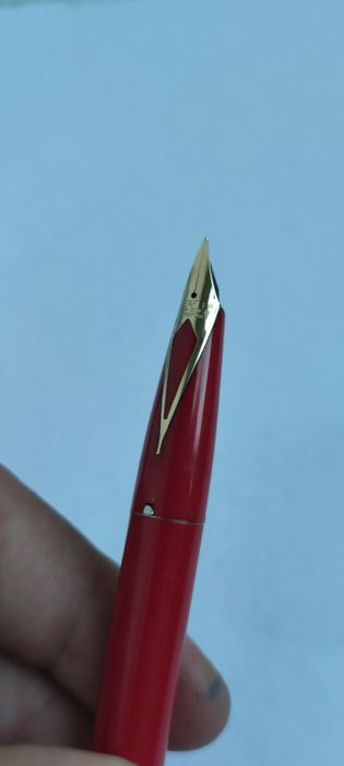 Stilou Sheaffer Triumph Imperial penita electroplacata aur 23k