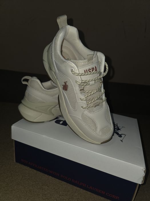 Adidasi dama U.S. POLO ASSN BEJ Nr 38