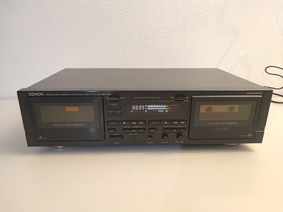 Deck Denon DRW 660 dublu auto reverse