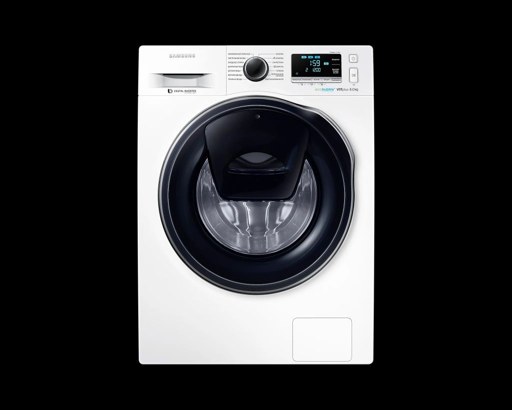 Premium Стиральная машина Samsung WW80K6210RW/LD 8 kg + tekin dostafka