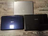 3 laptopuri de vanzare, merg toate  Acer, Asus, HP