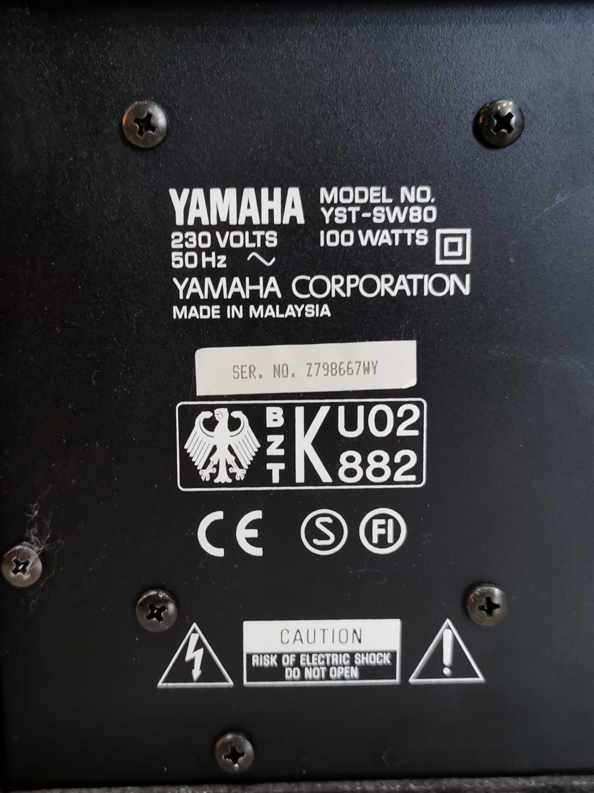 Subwoofer activ Yamaha YST-SW80 100W RMS