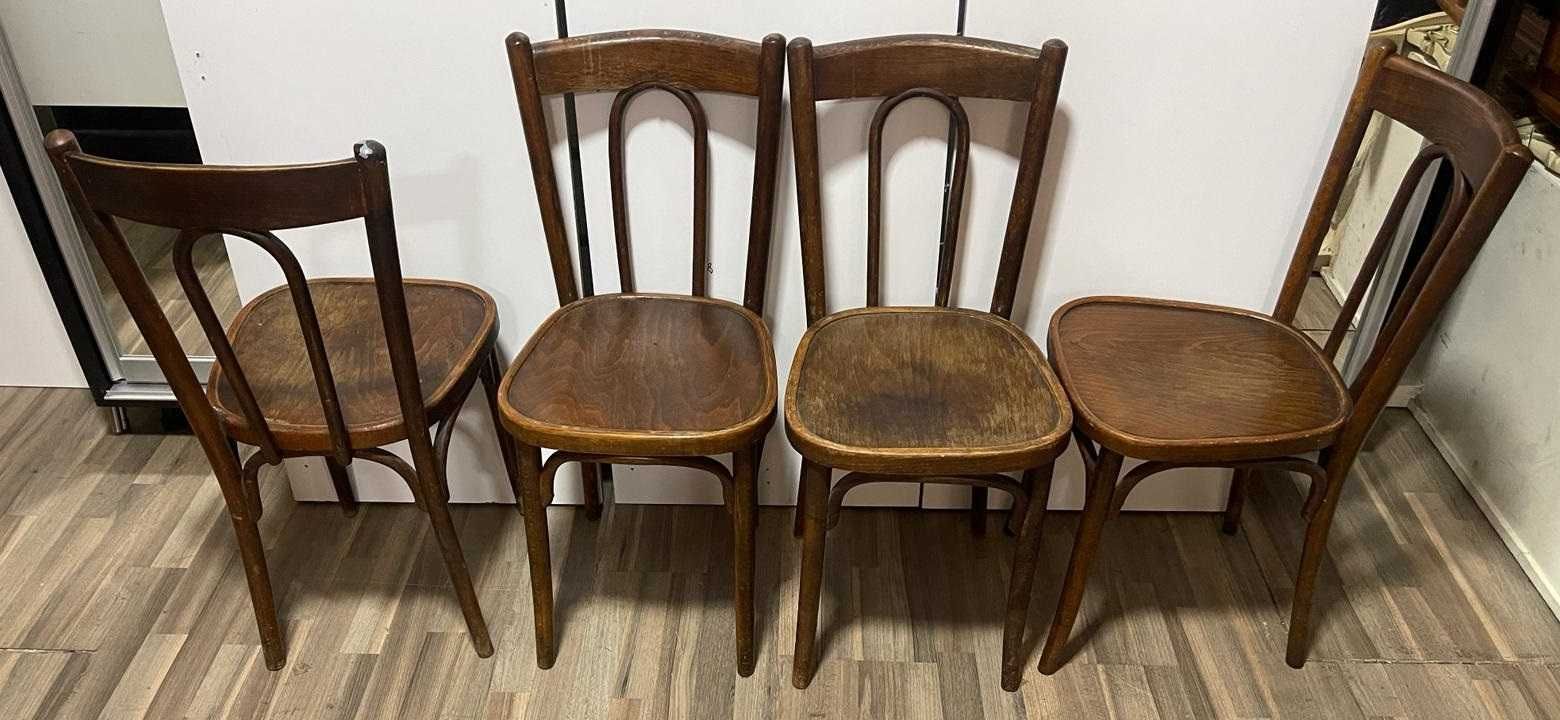 4 buc Scaune Vintage Stil Thonet; Scaun din Lemn