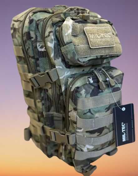 Rucsac Ghiozdan militar MIL-TEC Marime 20 litri Camuflaj Combat Armata