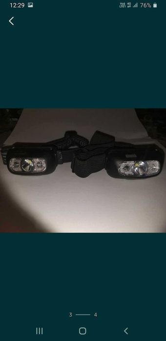 Set 2 lanterne de cap, 2 faze de iluminare, noi