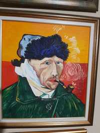 Картини с лика на Винсент Ван Гог от млад автор.