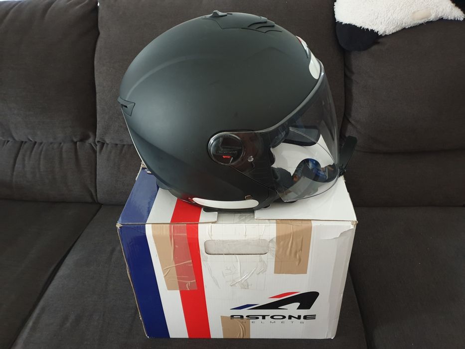 Casca moto/scooter Astone Minijet Sport Black(mat) size L