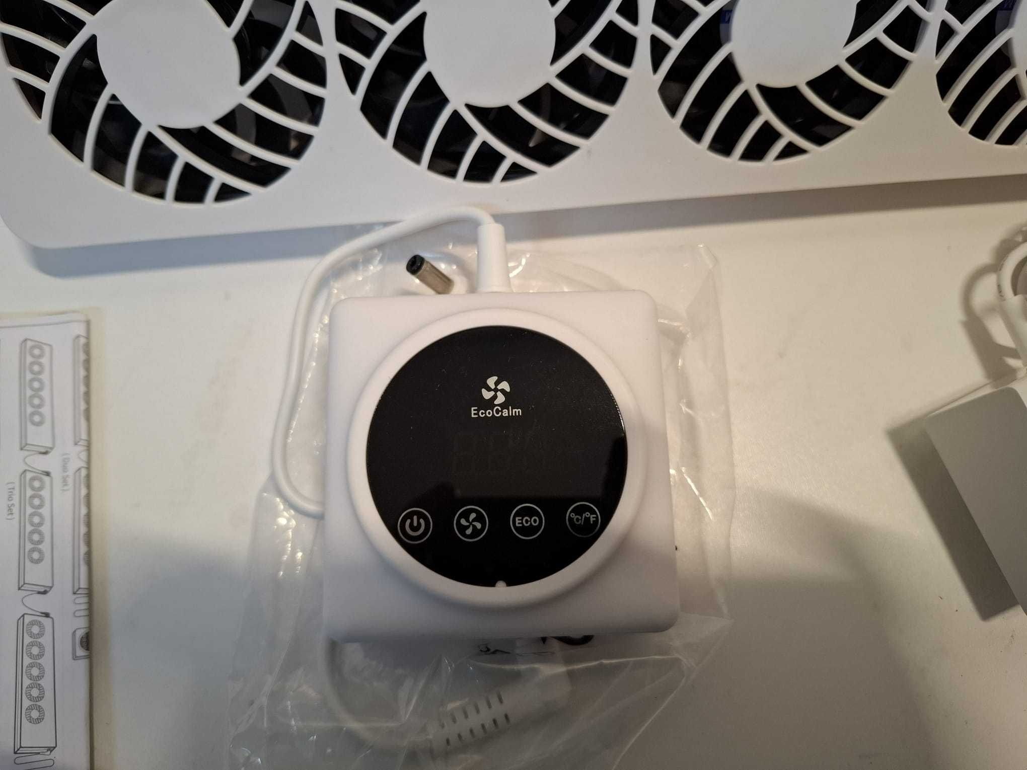 Set 2 Ventilatoare pentru radiator EcoCalm 2.0 cu controler inclus