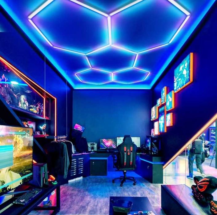 Hexagon LED honeycomb 88cm x 76cm, Configuram orice dimensiune