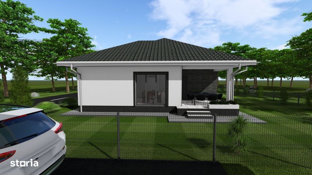 Tautii Magheraus(zona str. 4)–casa pe parter, s.c.150 mp, teren 500 mp