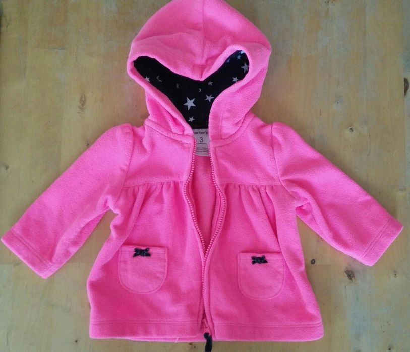 Лот бебешки жилетки за момиче, размер 62 (L), 2-4 месеца