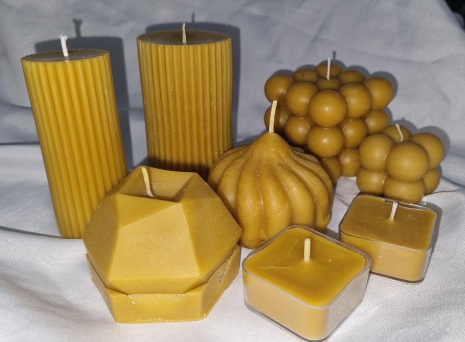 Ръчно изработени свещи от пчелен восък