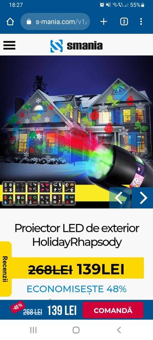 Laser pentru craciun