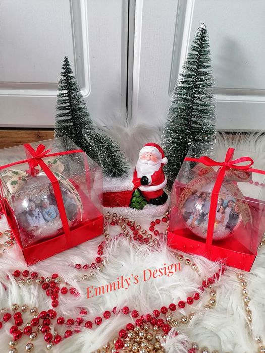 Коледни топки със снимки на най ниски цени