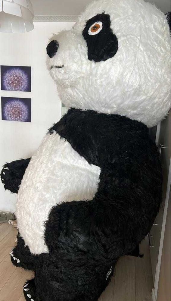 Ursul panda gonflabil 2.6 m calitate superioara cu baterie inclusa