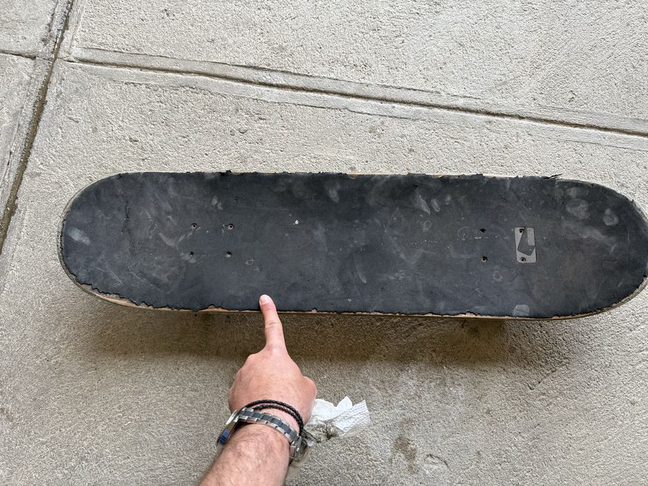 Skateboard Black label vintage Team Thunder profesional placa Globe
