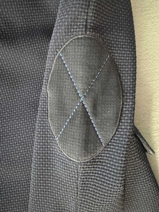 Sacou Negru cu model Bleumarin marime M, 52