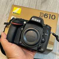 Зеркалка Nikon D610 полный кадр