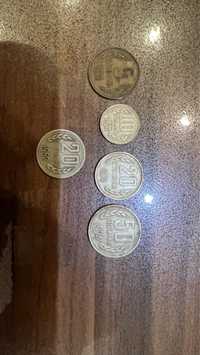5, 10, 20, 50 стотинки 1974 и 20 стотинки 1962