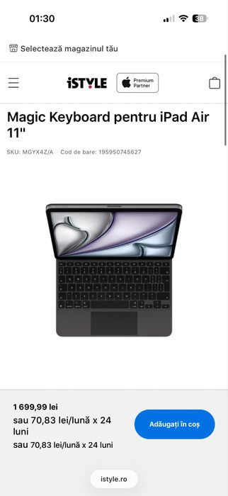 Apple iPad  Air 11” Magic Keyboard • NOI / SIGILATE •