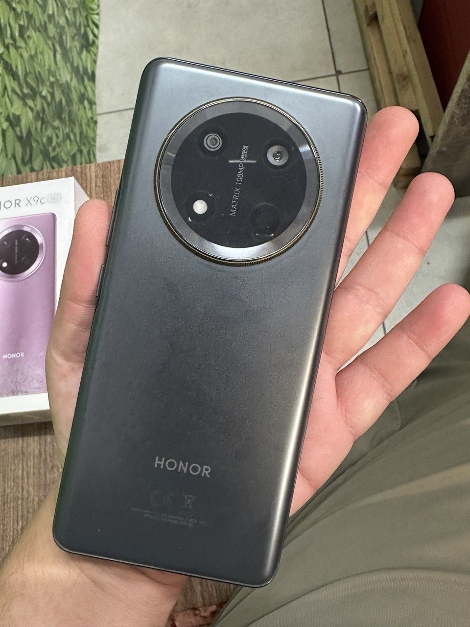 Honor x9c 12ga 256gb bleck