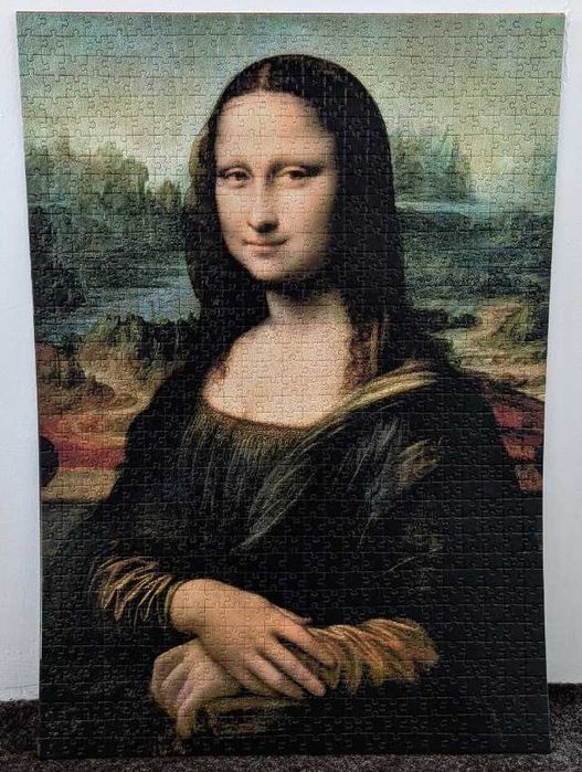 Puzzle-uri 1000 piese – gata lipite/asamblate, Mona Lisa