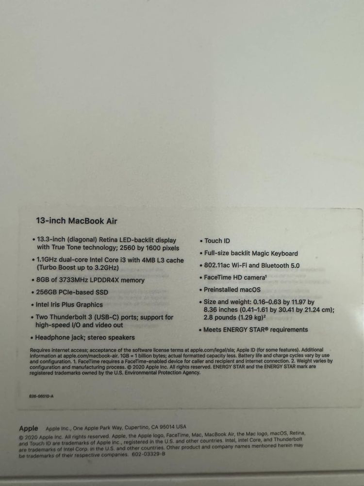 MacBook Air 13.3 inch