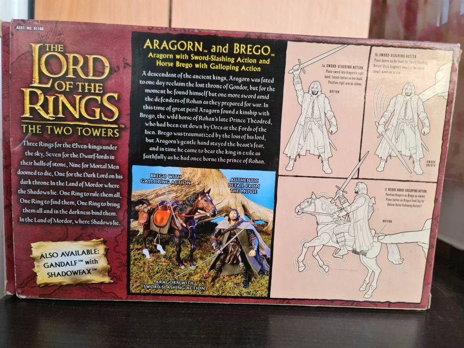 Figurina Lord of the rings Aragorn and Brego Deluxe set