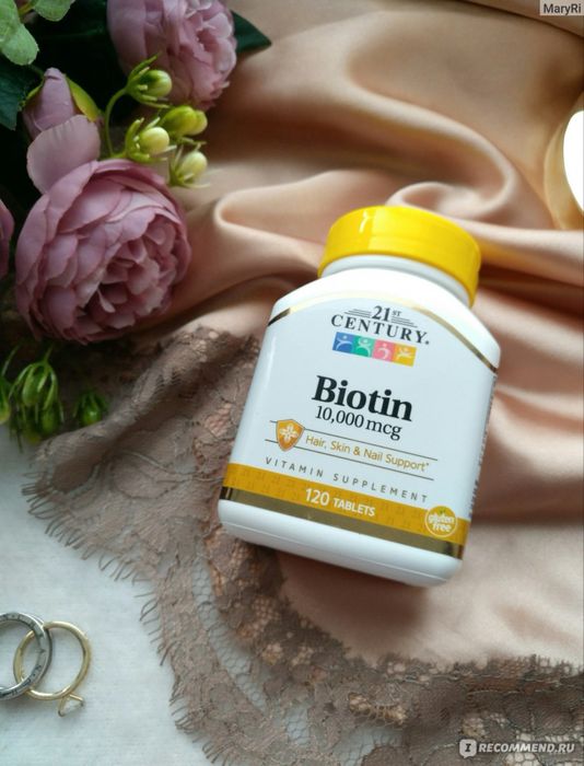 21st Century Biotin 10,000 mcg – красота и здоровье изнутри