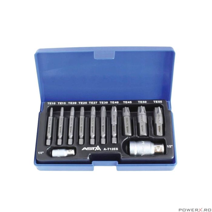 Trusa de chei pentru extras sau scos suruburi cu cap tip torx