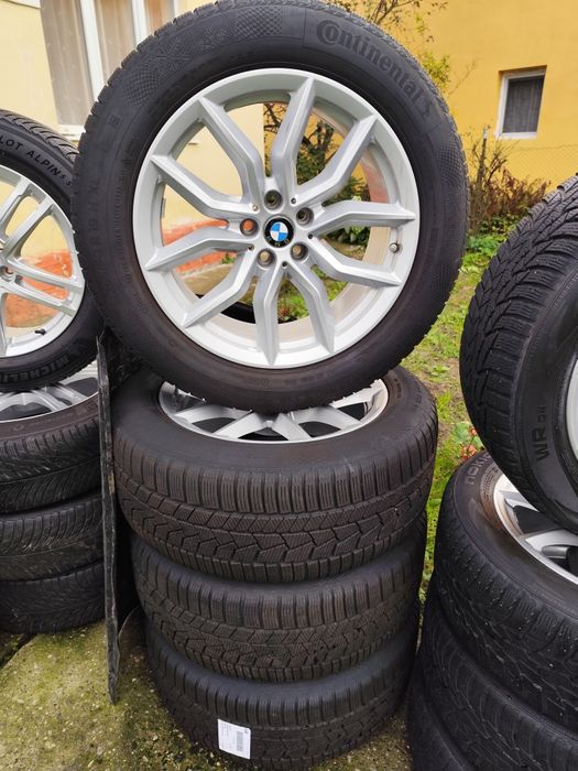 Jante BMW cu cauciucuri de iarna X5 G05, G20, G30