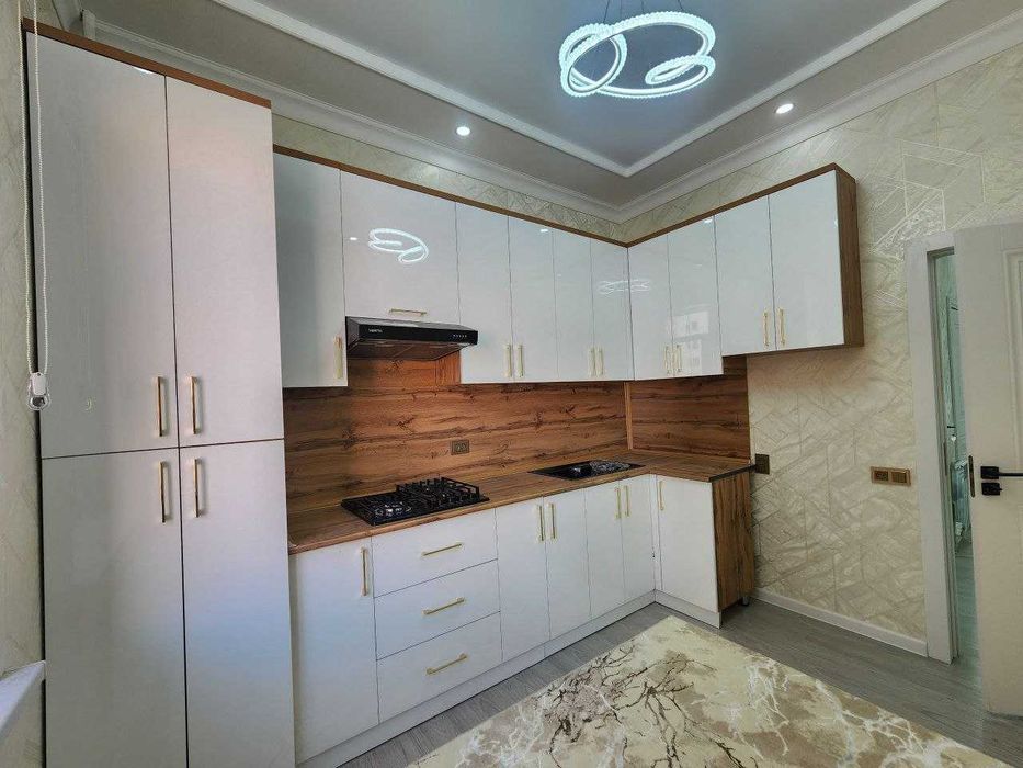 3 хоналик килинган 4 этажли янги дом, горгаз