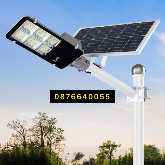 Соларна лампа JORTAN с отделен панел и стойка - 400W