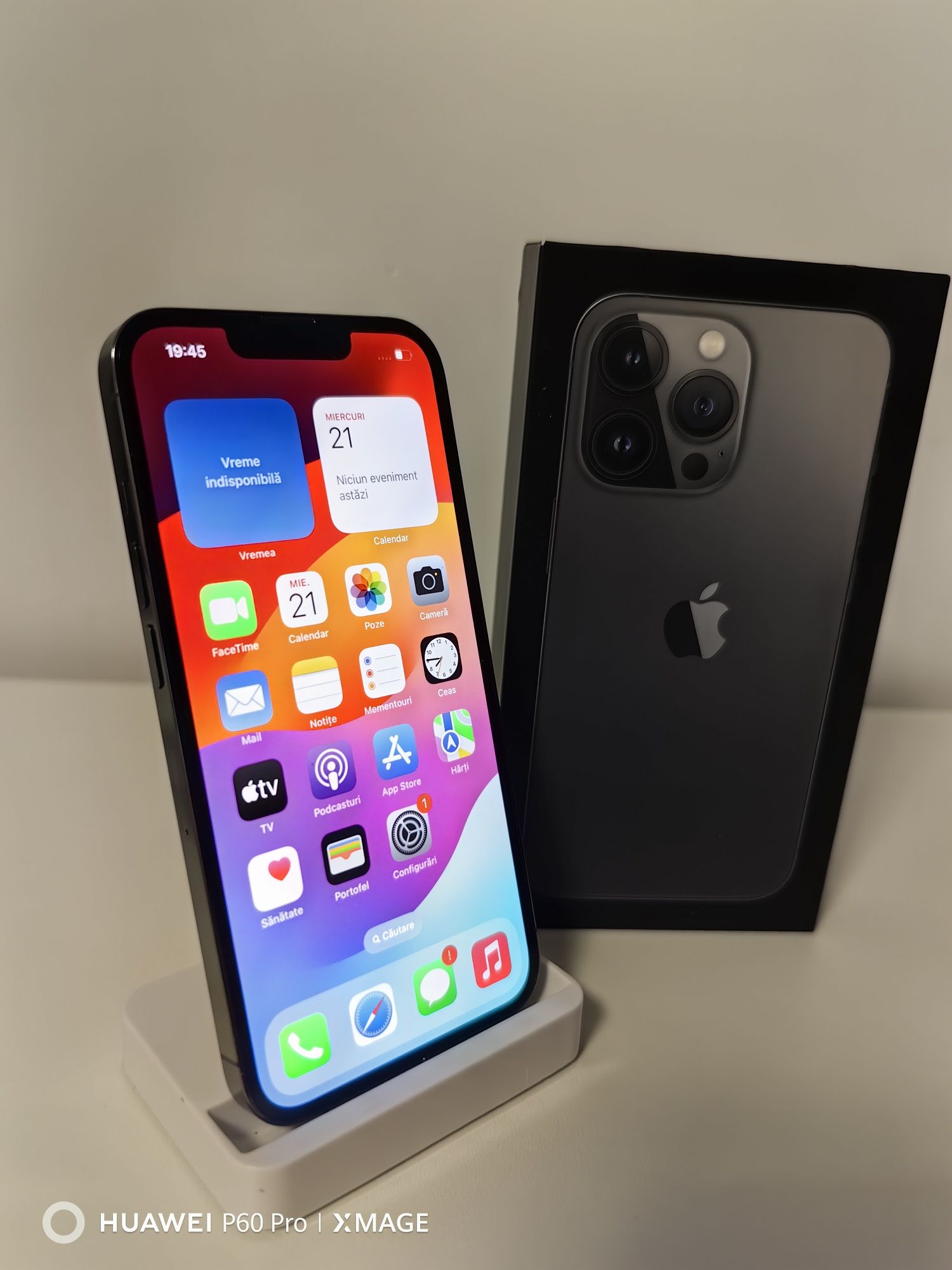 Apple iPhone 13 Pro 5G Space Grey Că Nou 10/10 totul original Fullbox.