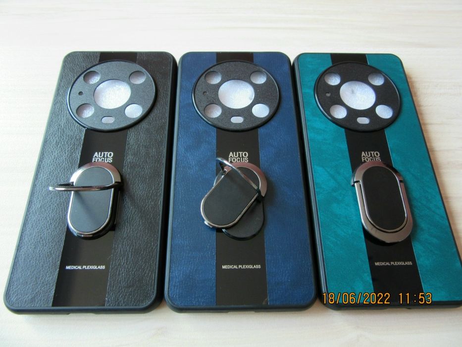 Honor Magic 4 Lite Pro X7 Honor 50 Lite / PORSCHE Кожен кейс с пръстен