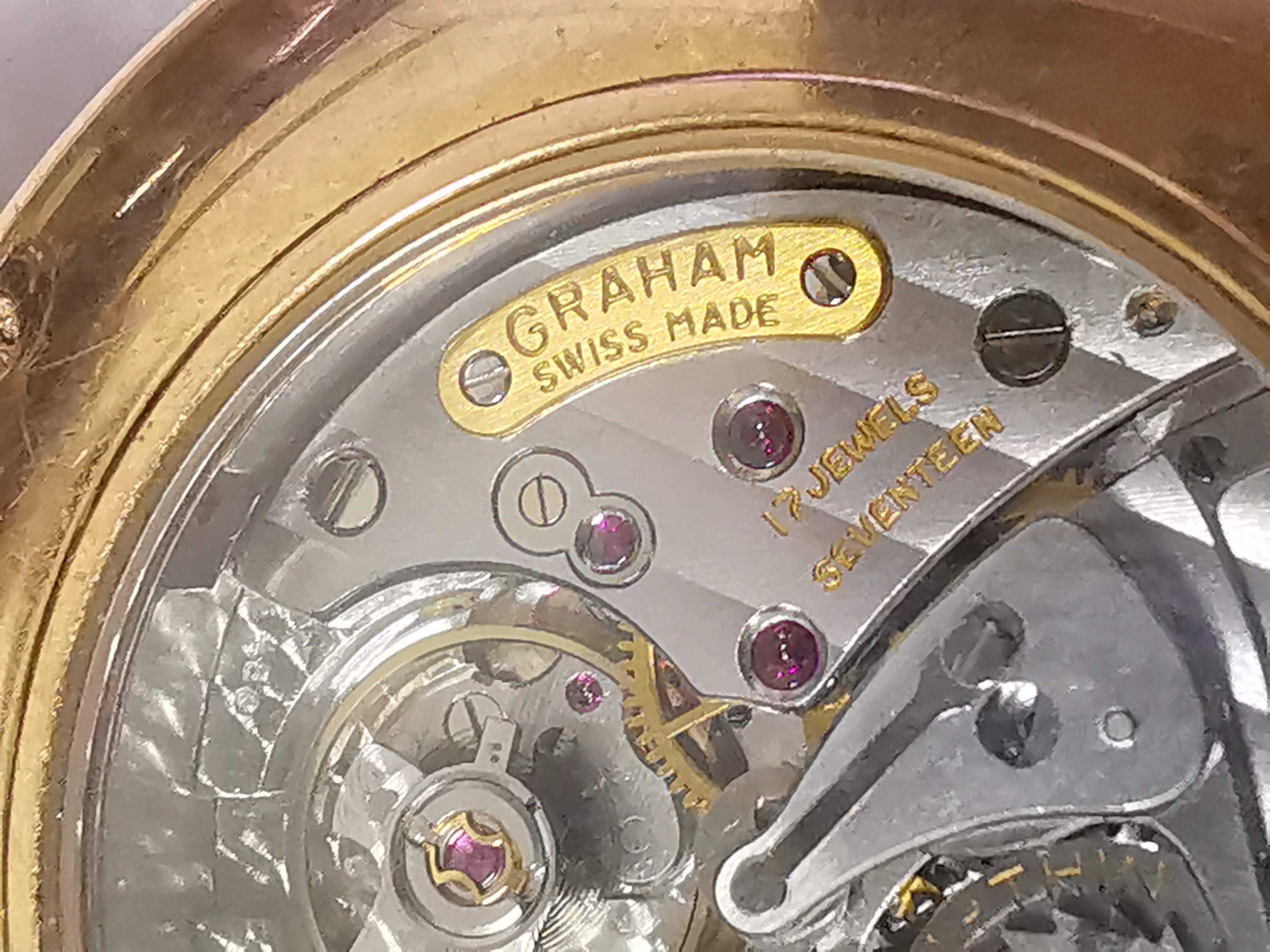 Propun spre vânzare ceas de colectie limitata din AUR roz 18k Graham