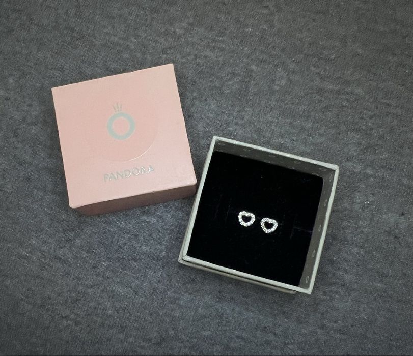 Pandora Cercei Inimioare cu șurub