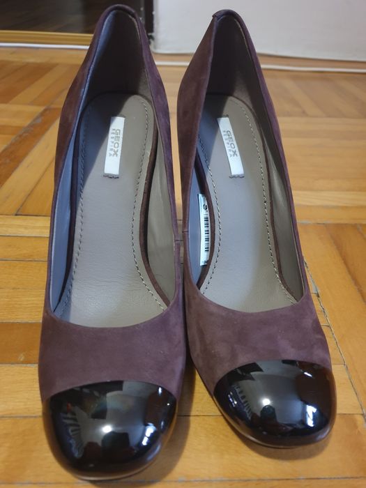 Pantofi eleganti dama piele intoarsa Geox