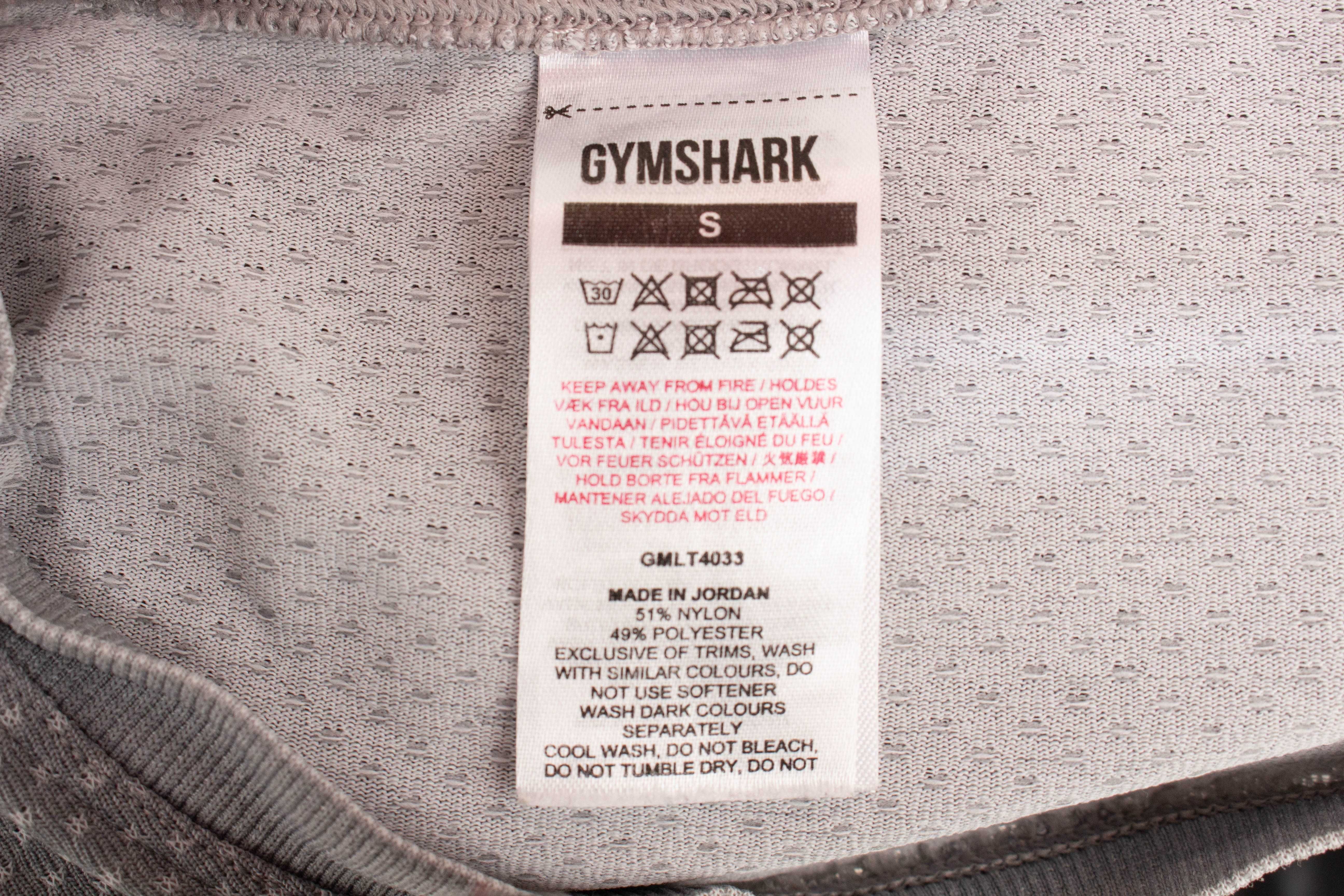 Gymshark оригинална мъжка блуза дълъг ръкав за спорт фитнес S