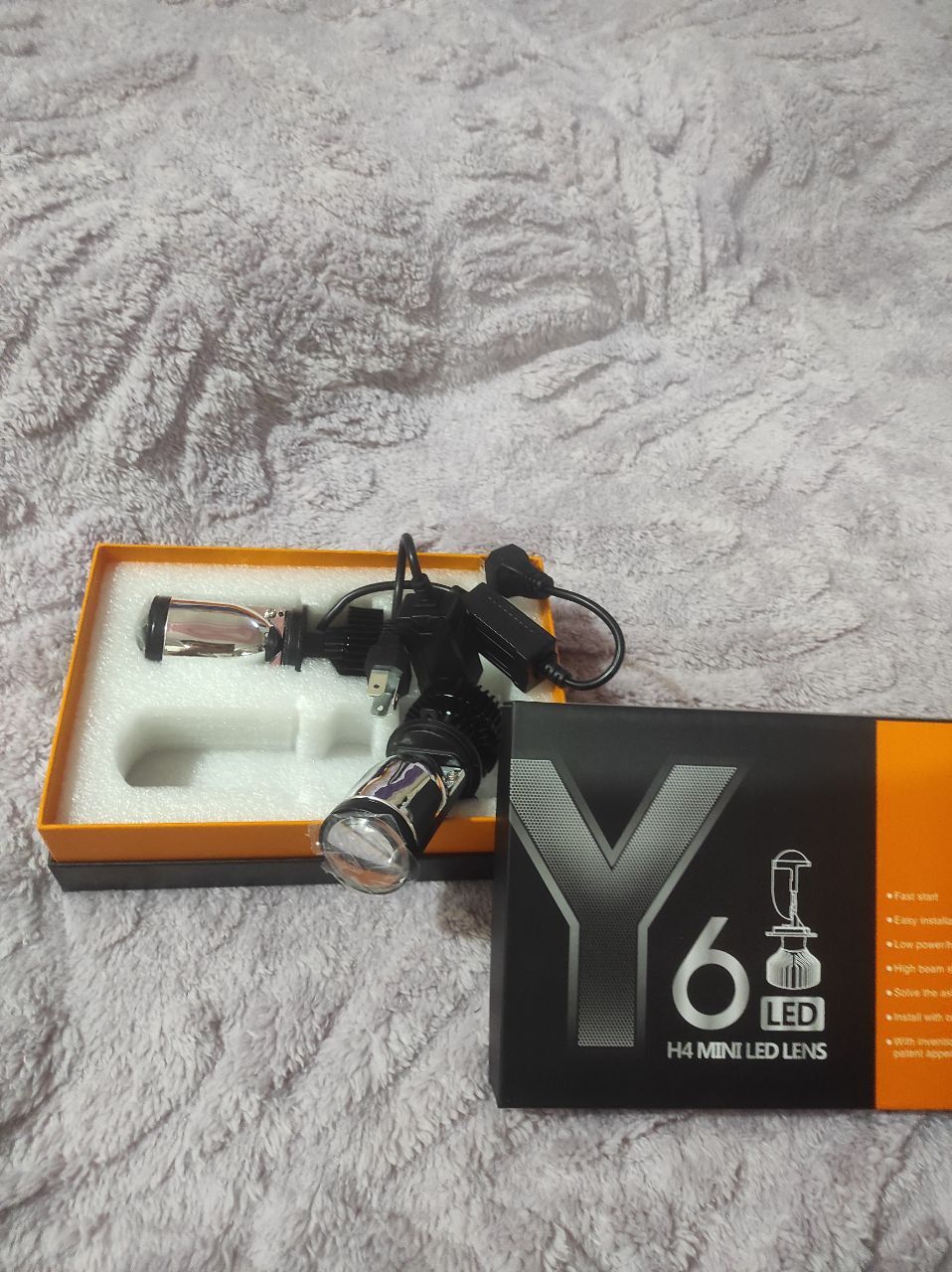 Y6 led lampa h4 arzonga sotaman