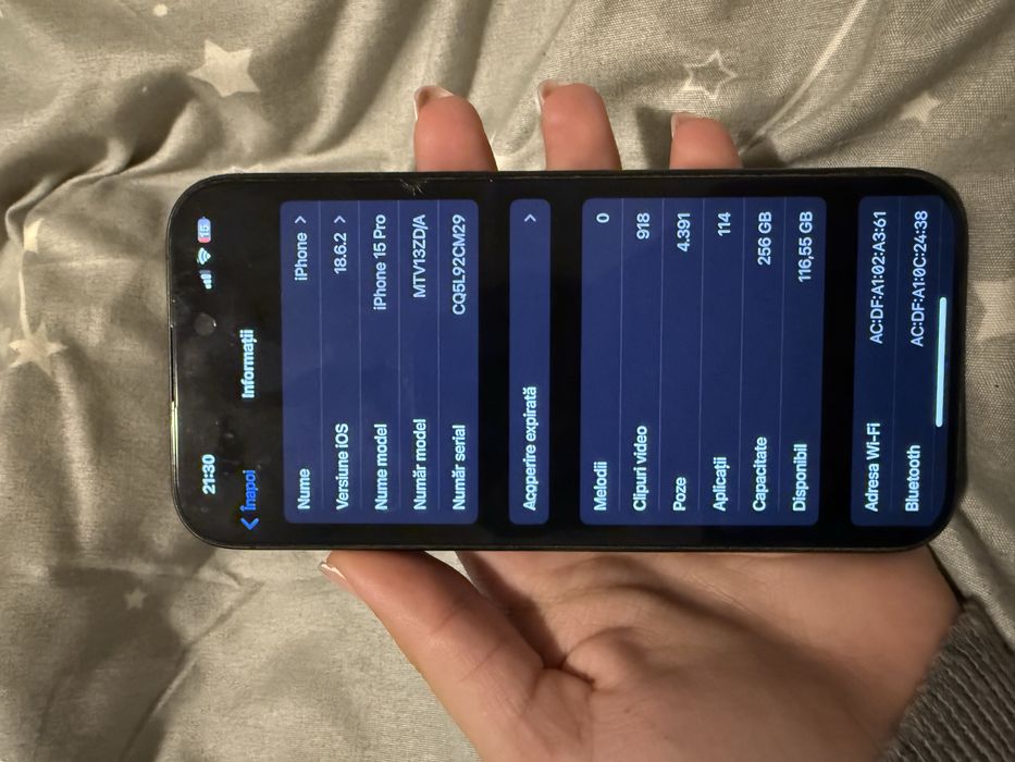 Vand Iphone 15 pro 256g