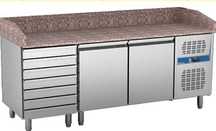 Green Frost PZ2610TN- Masa refrigerare 2 usi si 7 sertare