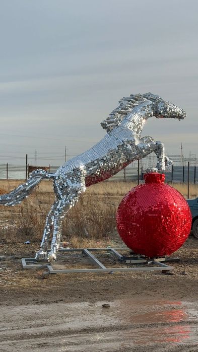 Новогоднее оформление улиц, площадок, входнве группы