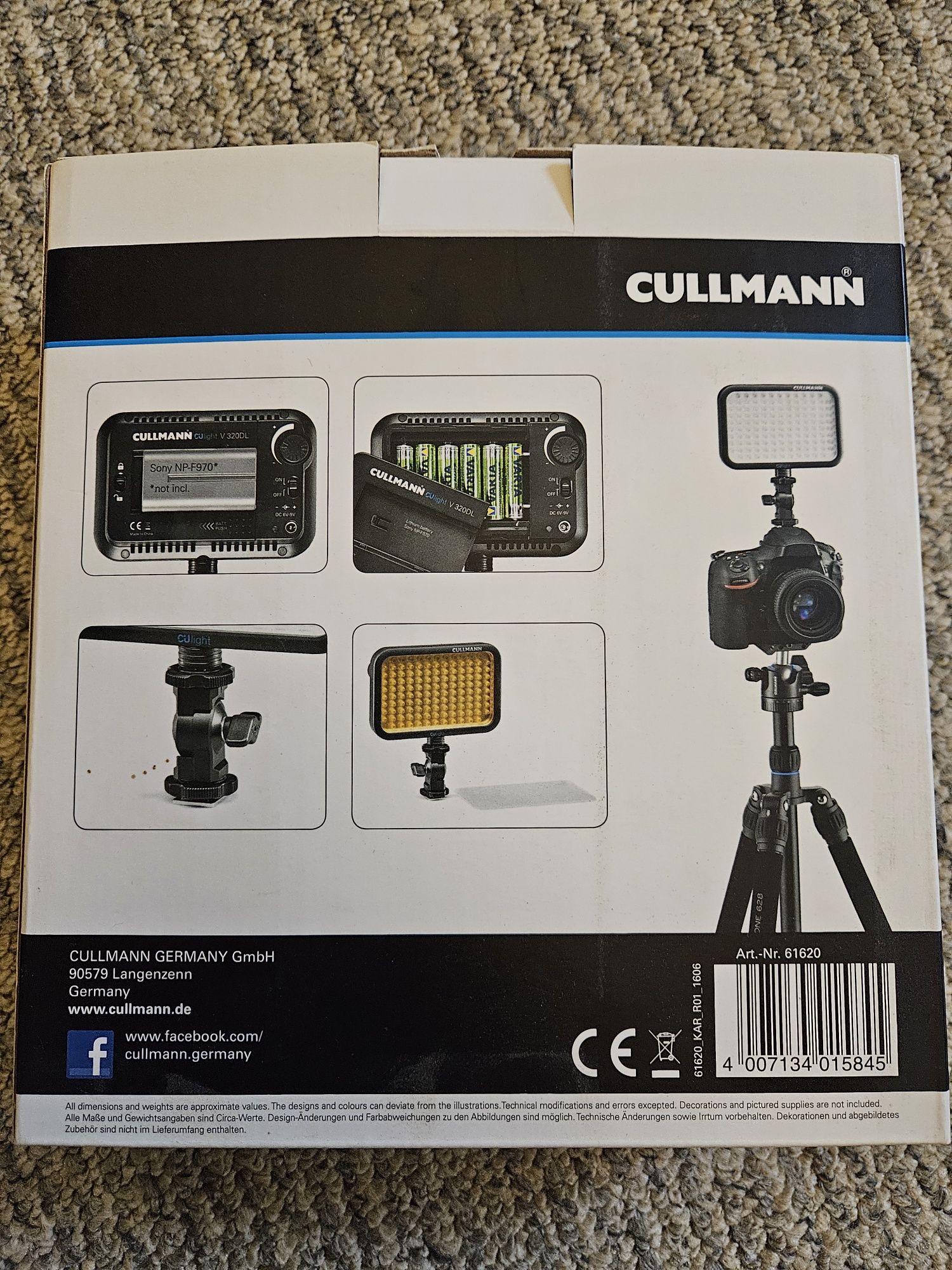 Lampa LED Daylight Cullmann CUlight V 320DL