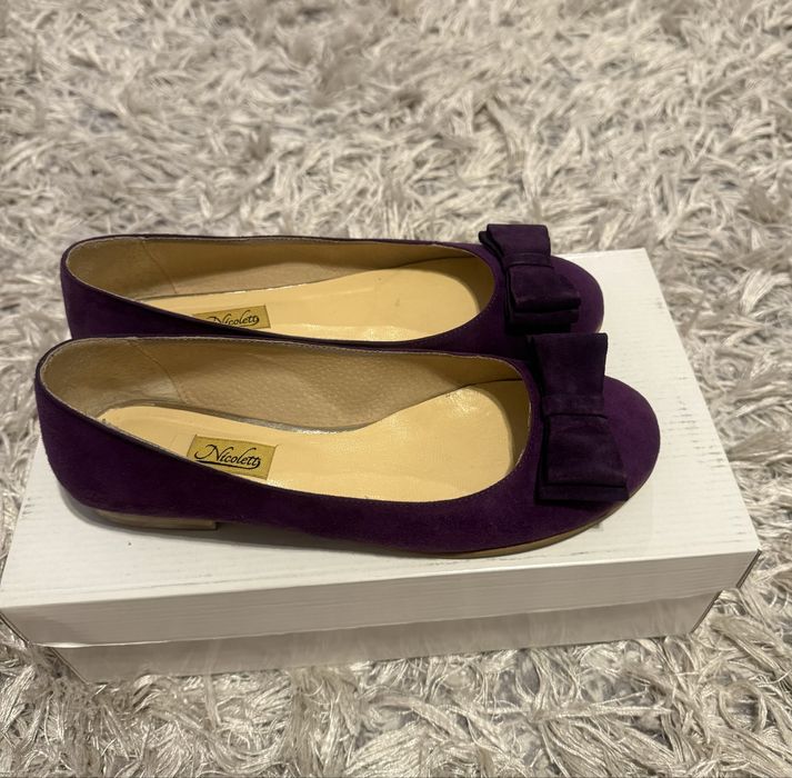 Balerini piele intoarsa-mov-37