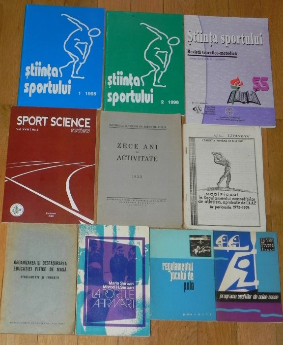 carti sport educatie fizica gimnastica atletism teoria sportului