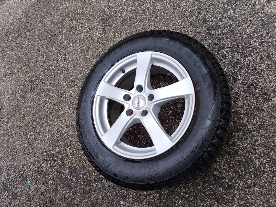 Jante Aluminiu 5x112 R16 Audi A4 A6+Anvelope Iarnă Noi 225 60 R16 2024