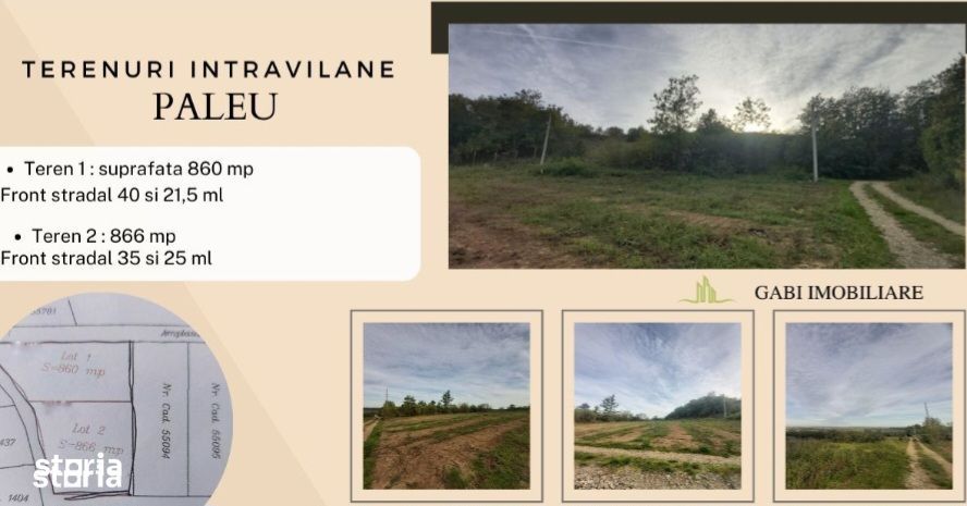 Teren intravilan str Piersicilor Paleu